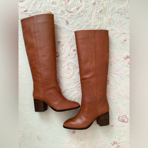 Sadie knee-high boots in leather - Picture 4 of 5